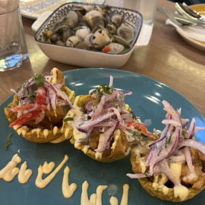 Canastitas acevichadas