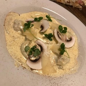 Tortellinis rellenos de hongos