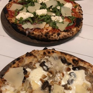 pizza con trufa