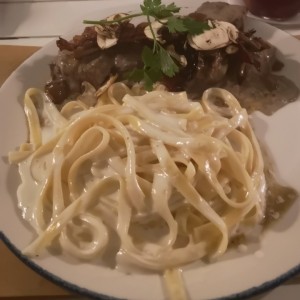 Cartoccio de Filet Mignon con Pasta