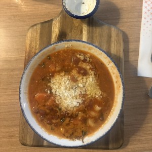 Sopa minestrone