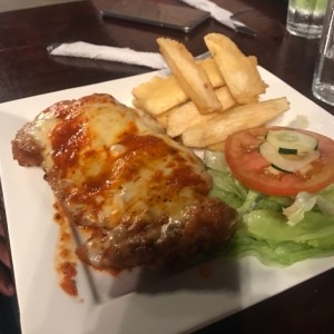 filete de res a la parmesana