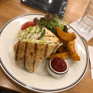 wrap de pollo