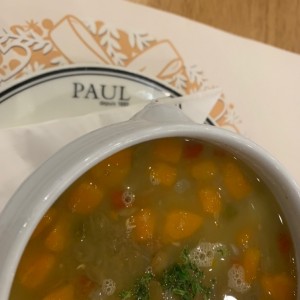 sopa de lentejas