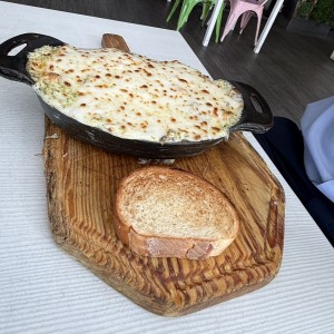 lasagna de salmon y pesto