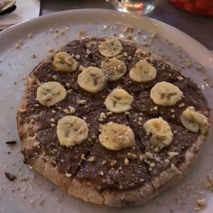 pizza de nutela