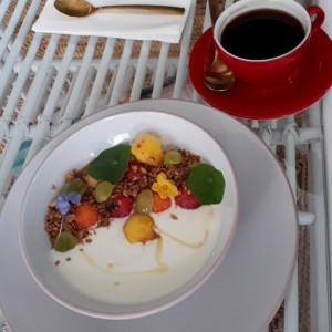 ensalada de frutas con yogur