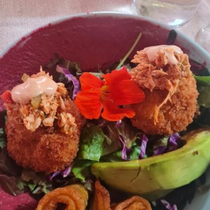 Croquetas de Arroz y Pollo