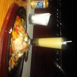 pescado con vegetales 