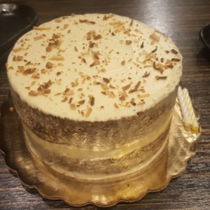 Pastel de zanahoria, gluten free, dairy free
