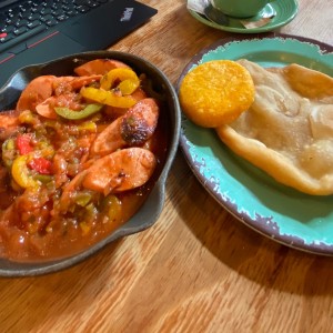 Salchichas guisadas