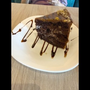 Dulce de chocolate con malva