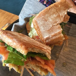 sandwich de salmon
