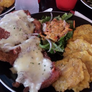 Pollo a la parmesana