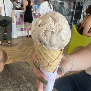 Cono de brownie