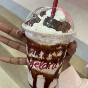 Brownie milkshake