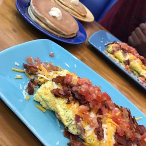 bacon temptation omelette