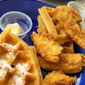 chcicken and waffle