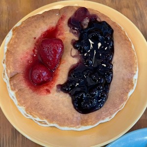 Pancake fresa y mora