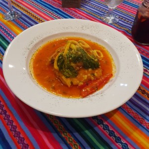 Filete de Corvina Rellena de Langostinos