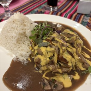 Pollo a la Princesa