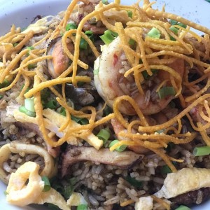 Arroz Chaufa de mariscos