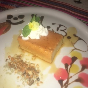 flan de quinoa