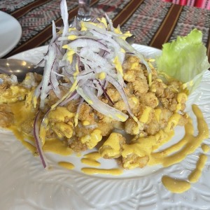 Entradas Calientes - Ceviche Frito