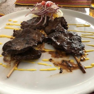 Anticuchos de corazon