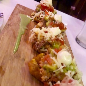Patacones rellenos