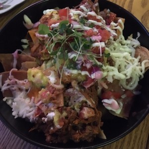 Nacho con carne
