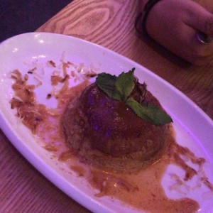 Flan de la casa