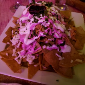 Media orden de nachos mixtos.