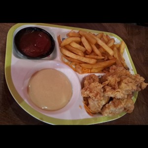 Chicken Nuggets with French Fries