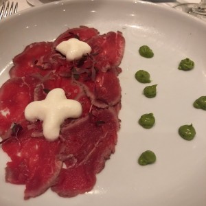 carpaccio de res