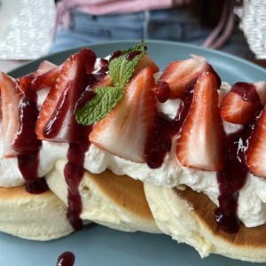Fluffy pancakes fresa 