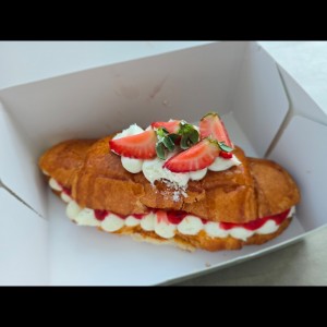 Croissant de cheesecake