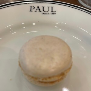 Mini macarron de vainila