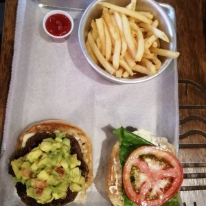 Burger con guacamole 