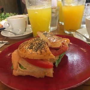 sandwich de salmon