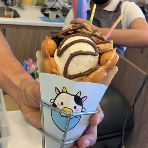 Waflle de nutella