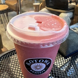 Smoothie de fresa banana 
