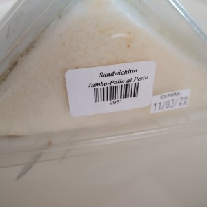 Emparedado pollo
