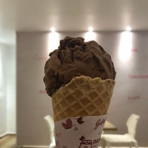 Cono Sencillo - Chocolate Belga