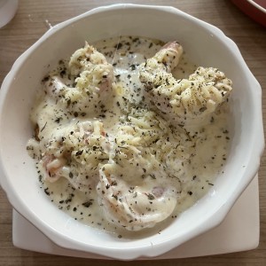 PLATOS FUERTES - Langostinos 3 Quesos