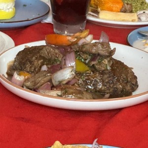 PLATOS FUERTES - Lomo Saltado tacu tacu