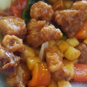 Puerco en Salsa Agridulce