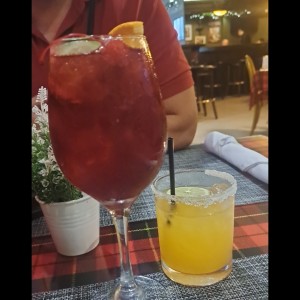 sangria tinta y margarita