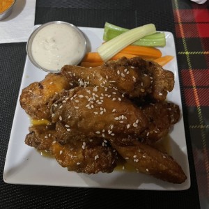 Wings en wisky dulce