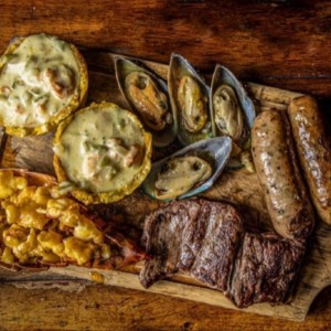 parrilla mar y tierra